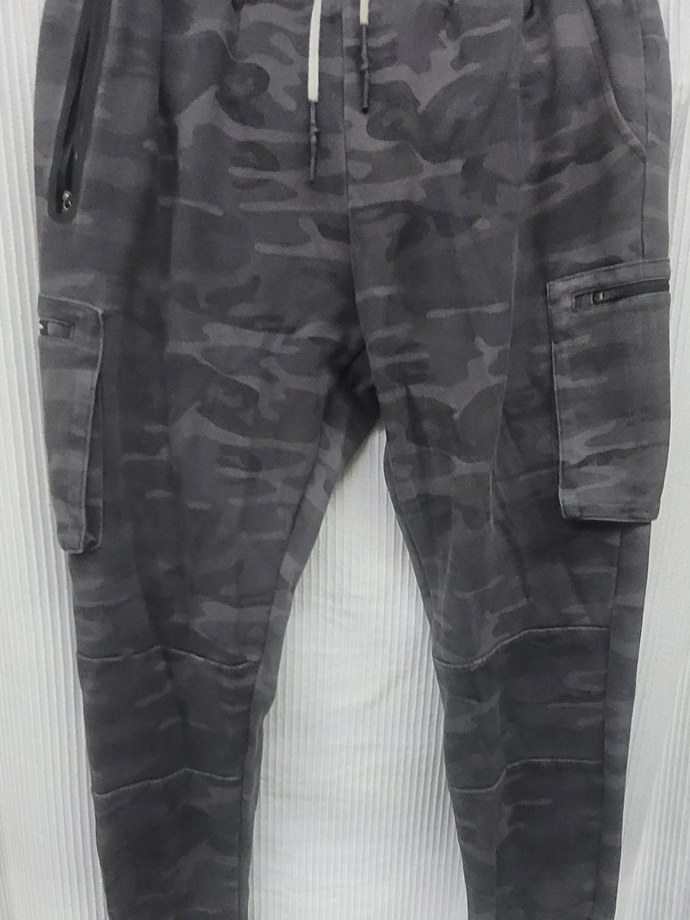 ASRV Men's Charcoal Camo Cargo Joggers